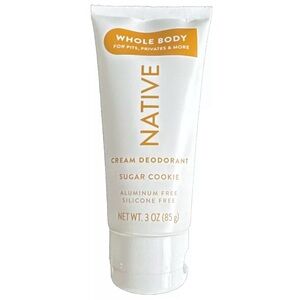 Native scent sugar cookie whole body deodorant.